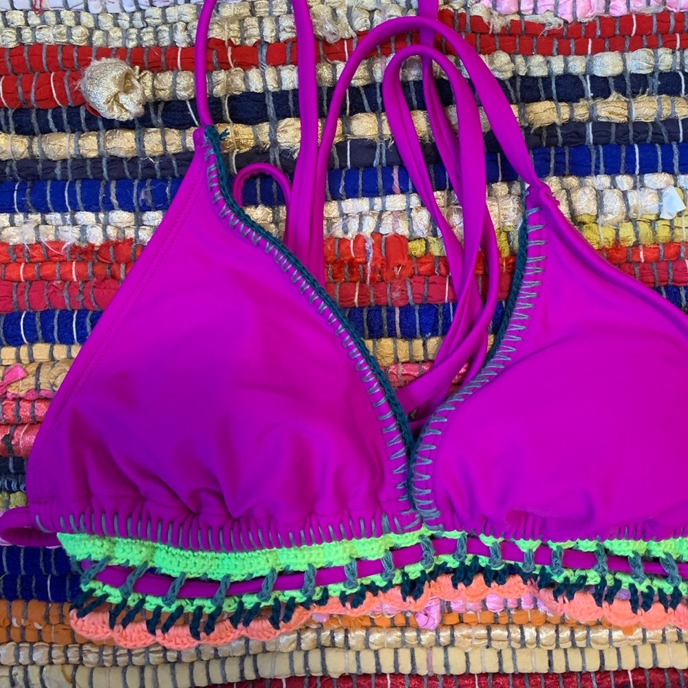 Crochet bikini top